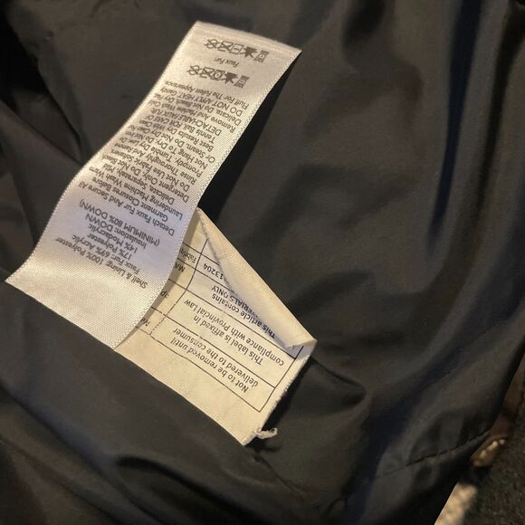 Eddie Bauer Womens Size XXL Black Down Puffer Parka Winter Jacket Coat Diamond - Picture 4 of 6